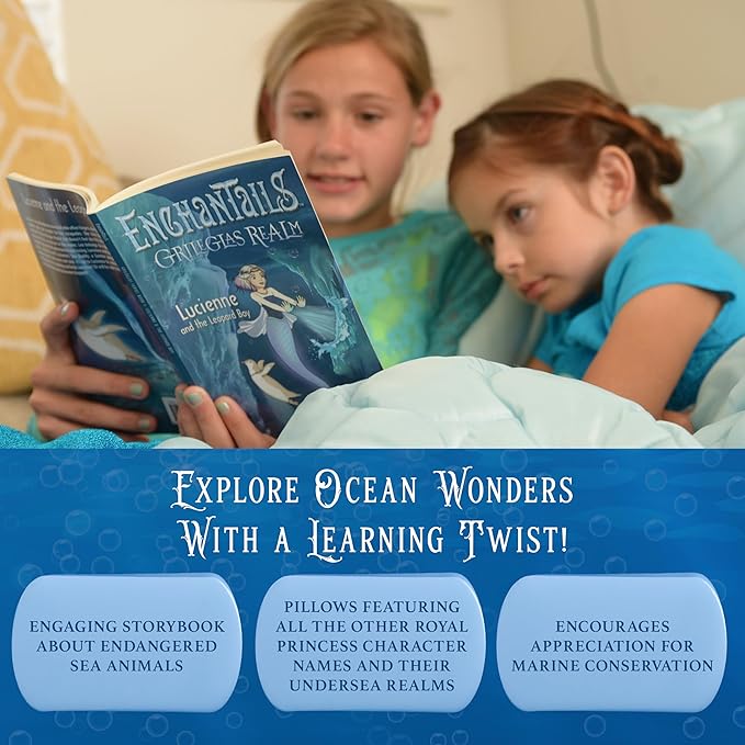 Mermaid Tail Blanket for Kids - 5-Piece Glow in The Dark Girls Slumber Set - Wearable Mermaid Tail Sleeping Bag - Ideal for Sleepovers