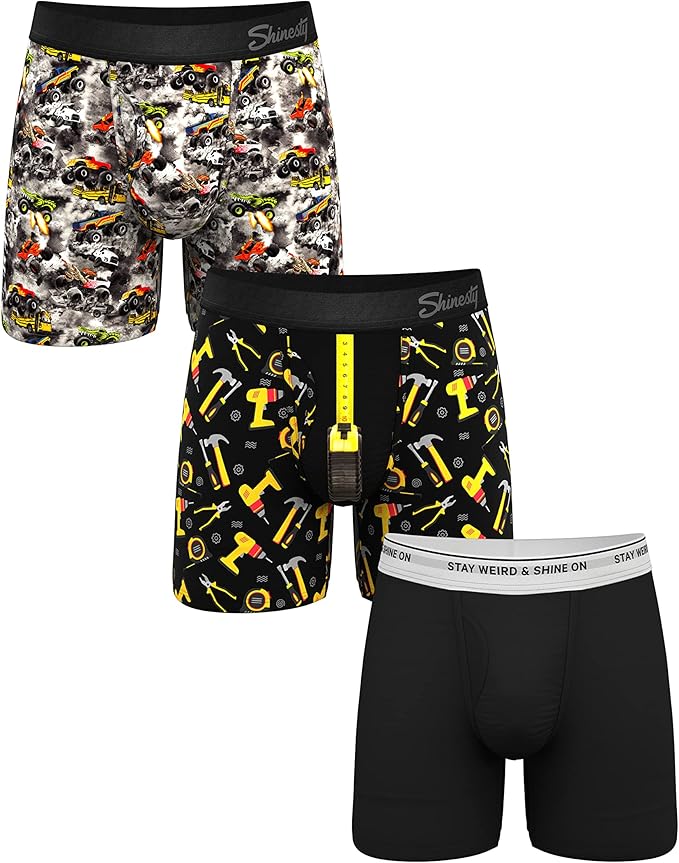 Shinesty Hammock Support Mens Boxer Briefs with Pouch