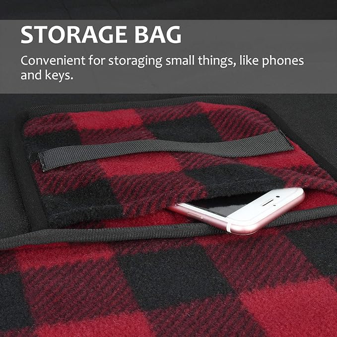 Tirrinia Large Waterproof Outdoor Blanket, Soft Warm Windproof Stadium Blanket with Sherpa Fleece and Foldable for Outdoor Sport, Baseball, Football, Beach, Concerts, Car