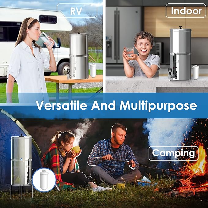 Waterdrop NSF/ANSI 372 Certified Fluoride Filters, Replacement for Berkey® PF-2® Fluoride Filters, Berkey® Gravity Filtration System and King Tank Series (Pack of 2)