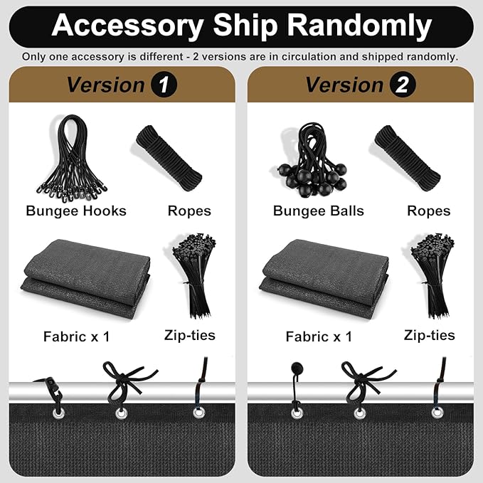 Artpuch 90% Sun Shade Cloth, 3 x 10 FT Pergola Shade Cover Canopy with Grommets, Sun Screen Fabric Tarp for Patio, Outdoor, Garden, Backyard, Dark Grey