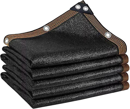 winemana Black Shade Cloth 40%, 6.6x20 FT Mesh Tarp - Garden Shade for Greenhouse, Patio, Vegetables, Plants Cover and Chicken Coops, Sun Shade Net for Outdoor Protection with Reinforced Grommets