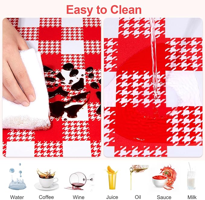 Picnic Table Cover with Bench Covers Portable Table Cloth Built-in Storage Pocket Picnic Table Covers with Elastic Waterproof Camping Essentials for RV Camping