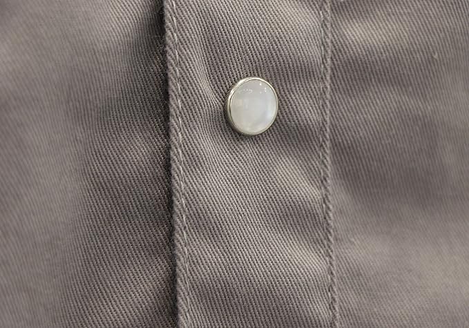 KONRECO FR Shirts for Men Fire Resistant Button Down Work Shirt 100% Cotton 6.5oz Lightweight Welding Shirts