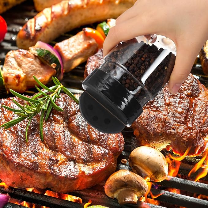 30 Pack 10.1 oz Plastic Spice Jars with Shaker Lids Clear Seasoning Containers Bottles for Kitchen Storing Spice Herbs Seasoning Powders