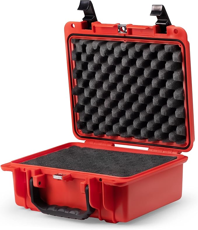Seahorse 300 Heavy Duty Protective Dry Box Case with Accuform Foam - TSA Approved/Mil Spec / IP67 Waterproof/Airtight/USA Made for First Aid Kits, Emergency Box, Camera