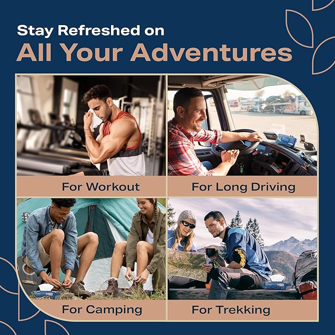 XL Aloe Vera Shower Body Wipes for Adults 8" x 12" (200 count) Adult Wipes for Elderly, Shower Body for Adults Bathing No Rinse, Vitamin E +4 Travel