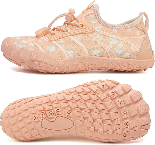 UBFEN Water Shoes for Kids Boys Girls Aqua Socks Barefoot Beach Sports Swim Pool Quick Dry Lightweight Toddler Little Big Kid