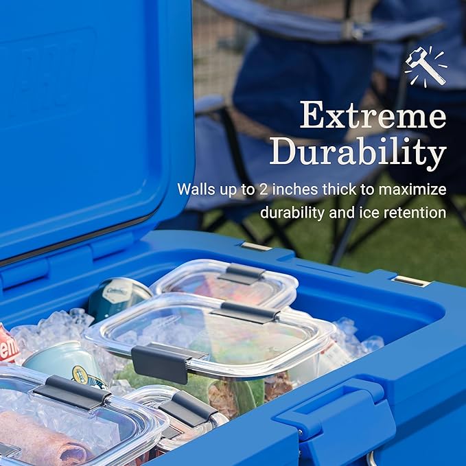Coleman Pro Heavy-Duty 25qt Ultra-Light Premium Hard Cooler, Extra-Thick Insulation Keeps Ice up to 3 Days, 36-Can Capacity