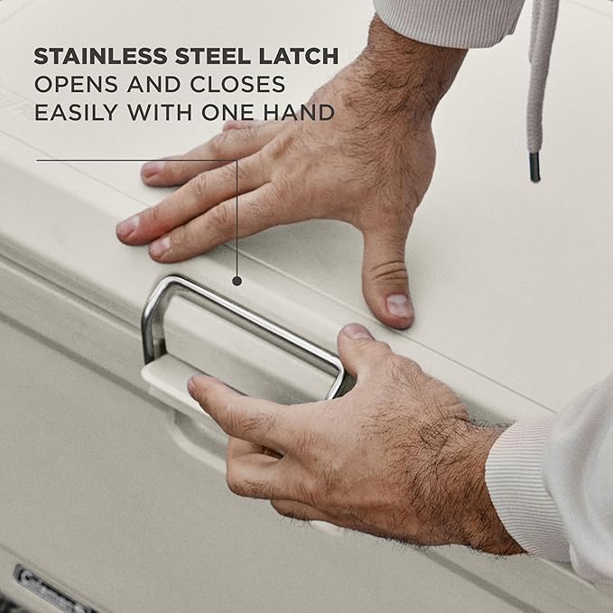 Coleman Pro Heavy-Duty, Desert Sand, 45qt Ultra-Light Premium Hard Cooler, Extra-Thick Insulation Keeps Ice up to 4 Days, 74-Can Capacity