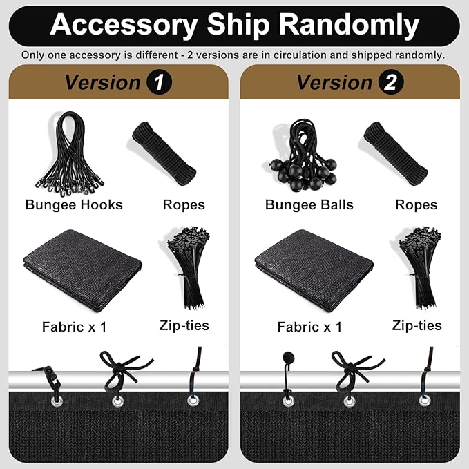 Artpuch 90% Sun Shade Cloth, 10 x 12 FT Pergola Shade Cover Canopy with Grommets, Sun Screen Fabric Tarp for Patio, Outdoor, Garden, Backyard, Black