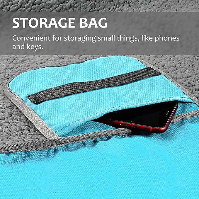 Tirrinia Large Waterproof Outdoor Blanket, Soft Warm Windproof Stadium Blanket with Sherpa Fleece and Foldable for Outdoor Sport, Baseball, Football, Beach, Concerts, Car