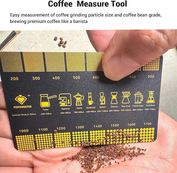 Popsweet C38 Manual Coffee Grinder With Detachable Stainless Steel Tapered Outer Burrs, Grinding 400 pounds Coffee Beans, 36 Manual Adjustable Espresso Grinder, Perfect For Homes, Offices, And Camping