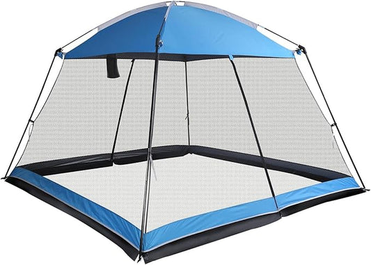 Screen House Camping Canopy Tent Sun Shade Gazebo Shelter Perfect for Outdoor Activities