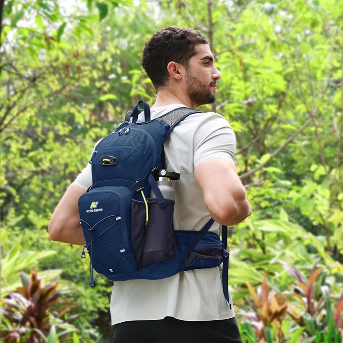 N NEVO RHINO Hydration Backpack, 18L Multipurpose Hiking Backpack with 3L Water Bladder, Water Backpack Insulated Hydration Pack Ideal for Hiking and Cycling
