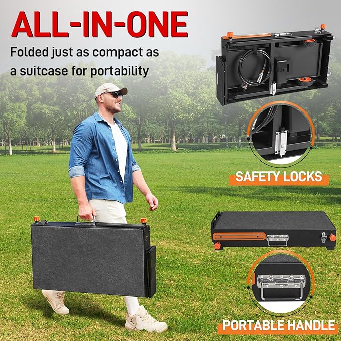 Grill Cart for Blackstone Griddle, Sturdy Grill table, Blackstone Stand for 22 inch with Caddy, Blackstones Griddle Table with Wheels, Griddles Table Ninja Grill Stand for Tailgating, Camping