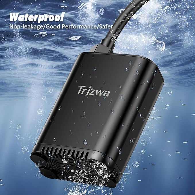 Portable Outdoor Shower, 2600mAh Battery Powered Camping Shower, Rechargeable Shower Pump with Adjustable Shower Head for Outdoor Shower Camp,Hiking Beach,Travel,Car Washing,Pet Bath,Garden