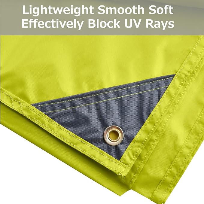 Azarxis Waterproof Camping Tent Tarp Hammock Rain Fly Footprint Ground Cloth Shelter Sunshade Beach Picnic Blanket Mat for Outdoor Camping Park Lawn