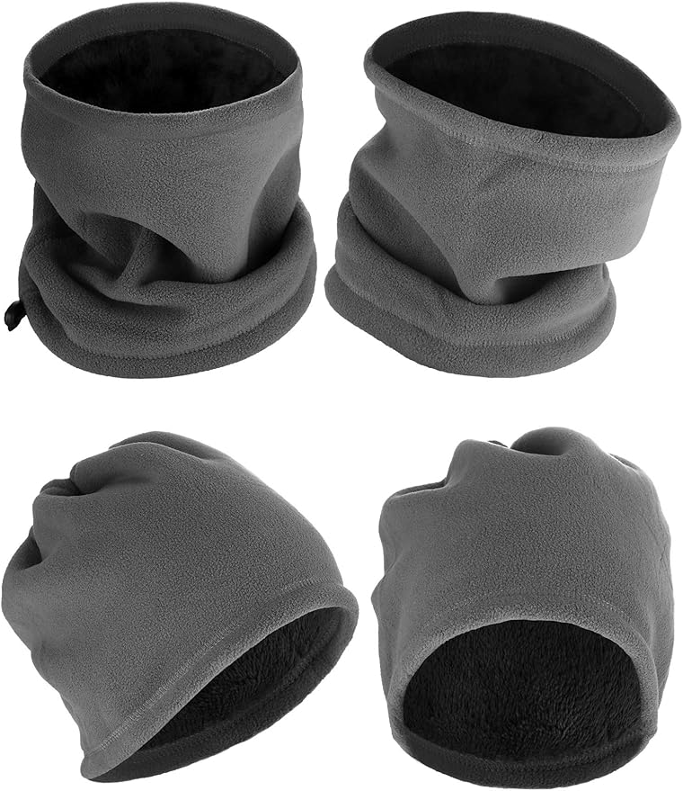 Tatuo Winter Neck Warmer Gaiter for Men Women Ski Fleece Winter Scarf Windproof Face Mask for Skiing Hiking Cycling