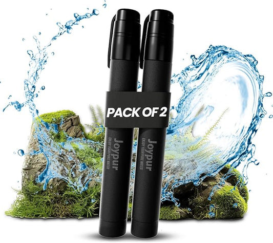 Portable Water Filter Straw Survival, Essential Camping & Hiking Gear, Water Purification Straw for Travel, Biking and Emergency Preparedness