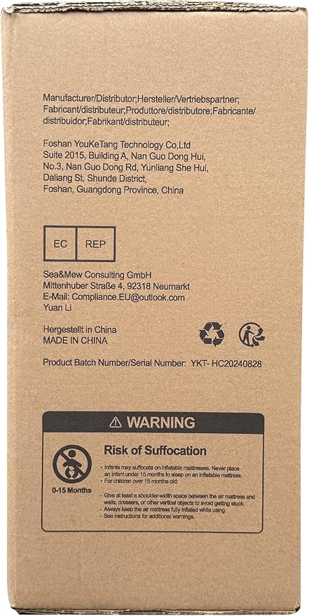 Inflatable Couch Premium Oxford Cloth Inflatable Sofa with Built-in Pump Rechargeable Portable Blow Up Couch for Camping Outdoor Travel Home Guests Backyard Patio