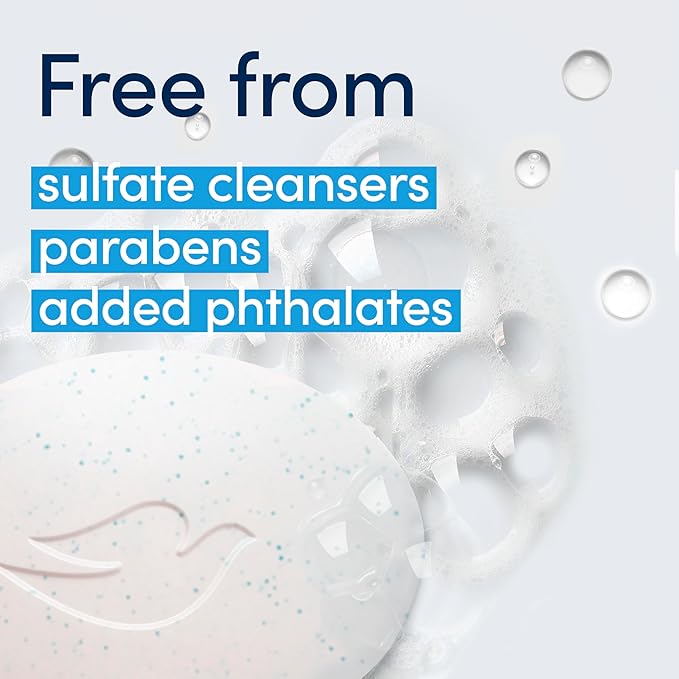 Dove Beauty Bar Soap 8 Bars Gentle Exfoliating, for Soft, Smooth Skin, Gently Renews Skin 3.75 oz