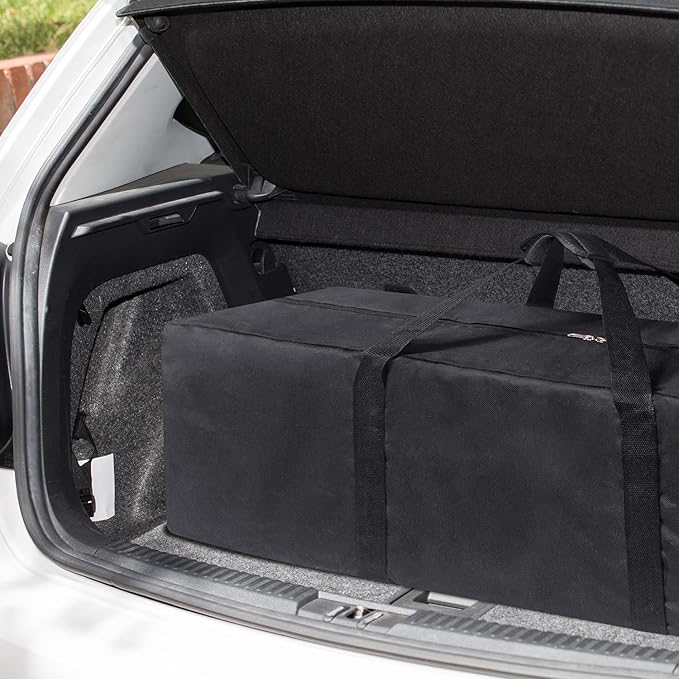 Extra Large Sports Duffle Bag-Zipper Duffel Travel Sports Equipment Bag,Travel Duffel Luggage Bag with Upgrade Zipper, Sturdy & Water Resistant (45" - Black)