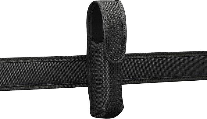 Mace Pepper Spray Holder Black Belt Pouch MK III, Fits up to 3 oz