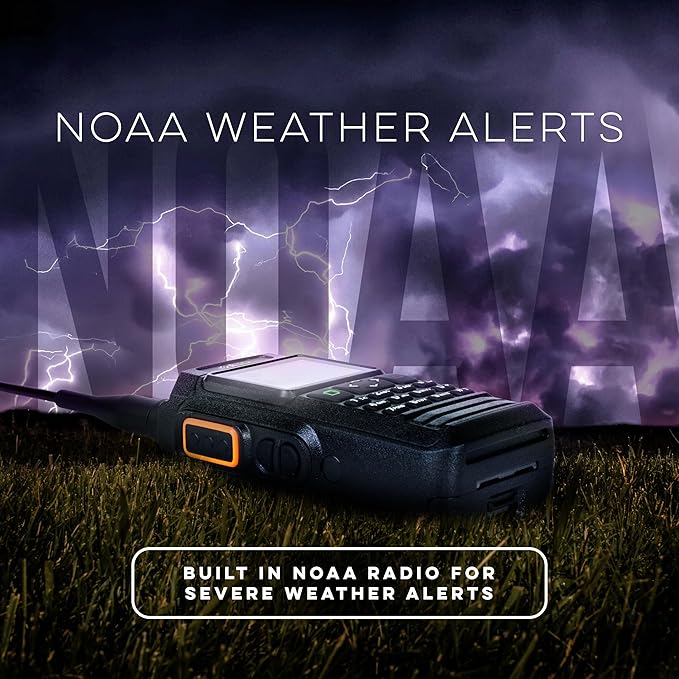 BTECH UV-PRO IP67 Dual Band VHF/UHF Two-Way Radio - APRS, Bluetooth, GPS, Text Messaging, Aviation Band Scanner, NOAA Weather Alerts, USB-C Rechargeable Battery