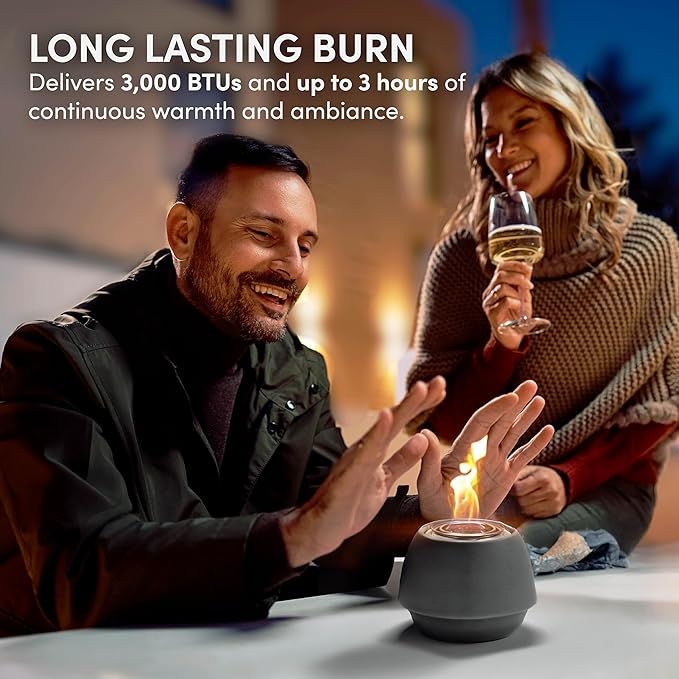 Smart Fuel Bioethanol Gel Fuel Cans – Clean-Burning Bio Ethanol Fireplace Fuel for Indoor & Outdoor Fire Pit, Fireplaces & Tabletop Fire Features - 3 Hour Burn Time - 24 Pack