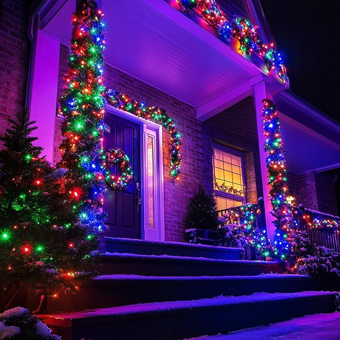 TW SHINE 66 FT 200 LED Fairy Lights for Bedroom Multi-Colored, USB Waterproof Christmas String Lights with Remote Timer, 8 Modes Copper Wire for Indoor Outdoor Party Tree Wedding Yard Decorations