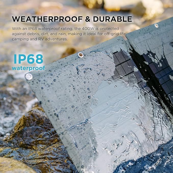 EF ECOFLOW Power Station 6144Wh DELTA Pro Ultra with 400W Portable Panel, 120/240V 7200W AC Output, Portable Generator for Home Backup Outdoors Camping RV Emergency