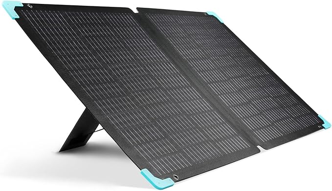 Renogy E Flex 120 Watt Foldable Solar Panel with Adjustable Kickstand and Integrated Carry Handles for Road Trip, Camping, RV, and Fishing