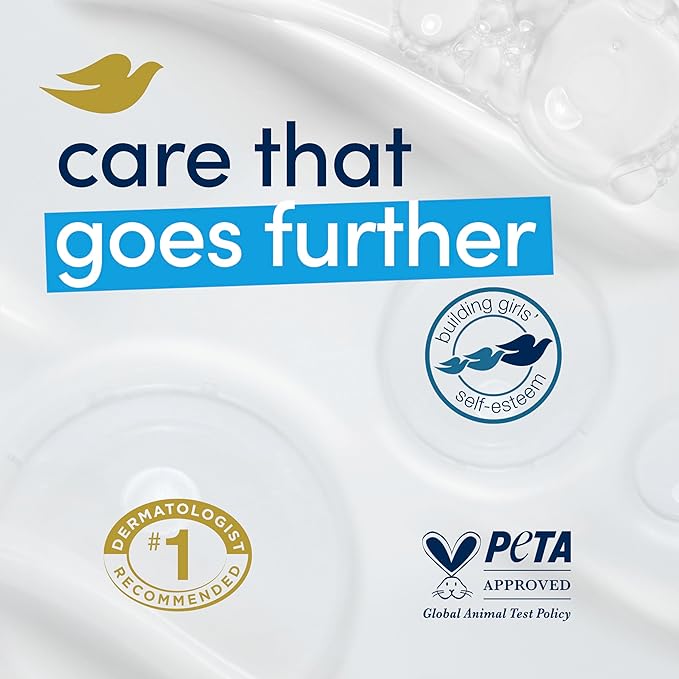 Dove Beauty Bar Soap 8 Bars Gentle Exfoliating, for Soft, Smooth Skin, Gently Renews Skin 3.75 oz