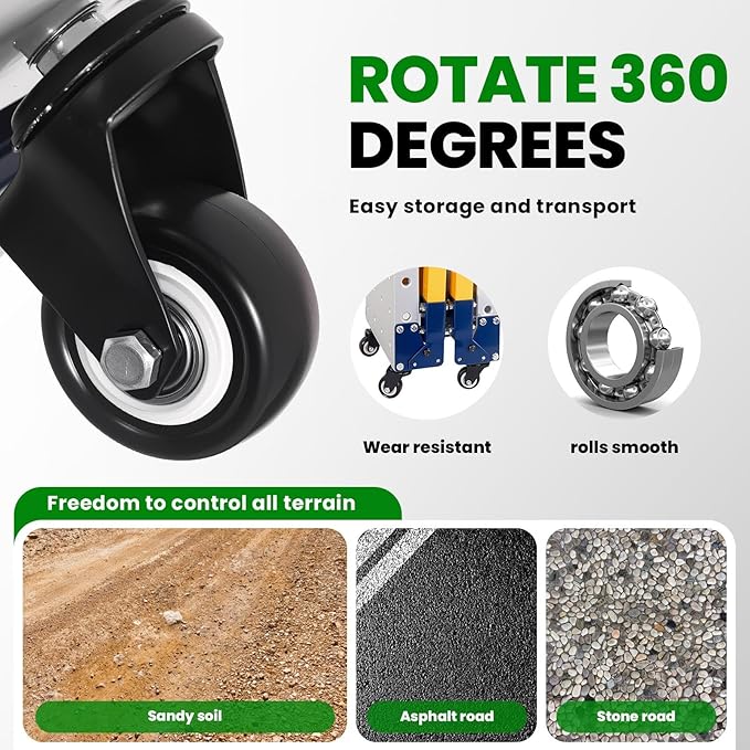 65"x12" Heavy Duty Welding Table with 5-Level Adjustable Height 29-48in, Thick Carbon Steel 1500LB Portable Welding Table, Foldable Workbench with 4 360°Casters for Garage Workshop & Construction