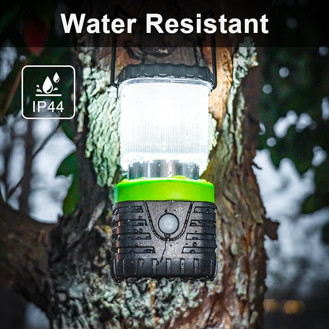 3Packs LED Camping Lantern Rechargeable 1000LM, 4500mAh Power Bank, IP44 Waterproof Lantern Flashlight for Hurricane Emergency, Hiking