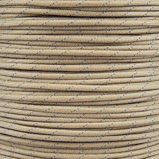 Paracord Planet Reflective 550lb Paracord – 7 Strand Type III Nylon Parachute Cord for Outdoor Visibility, Hiking, and Crafting – 30+ Colors and 4 Length Options