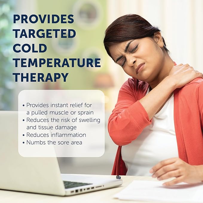 HALYARD Instant Cold Pack Disposable Cold Compress Ice Packs w/Flocking for Swelling Injuries Toothaches Sprains Strains 6 X 6.5 Inches, 24 Packs Per Case - 51778