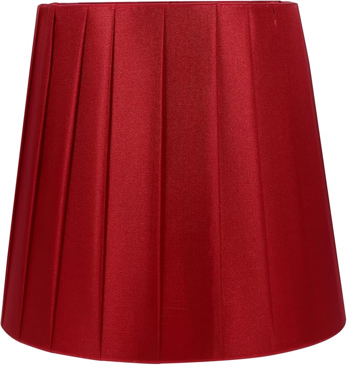 1pc Decorative Cloth Lampshade Clip Bulb Light Cover for Home Decor Elegant and Accessory for Chandelier Table Floor and Wall Lamps Wine Design