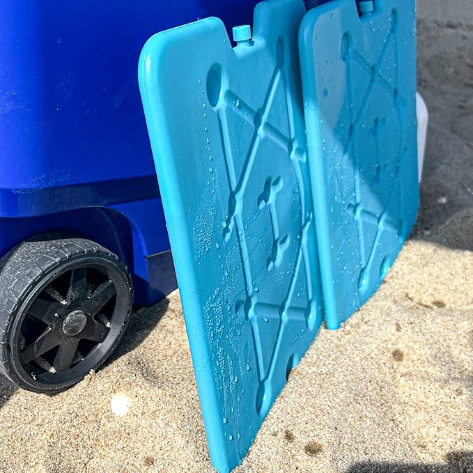 Kona XL Large Cooler Ice Pack - Reusable Long Lasting Dry Ice Packs, 10x13 Inch, 25 Min Freeze