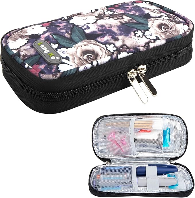YOUSHARES Insulin Cooler Travel Case - Organizer Insulin Case for Diabetes Accessories Keep Supplies Safe and Cold