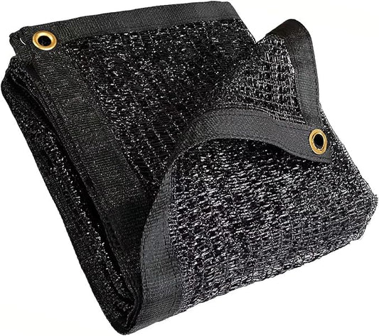 6.5X10Ft Shade Cloth for Garden, 90% Black Sun Shade Mesh for Plants Heat Protection, Outdoor Sunblock Mesh Tarp for Greenhouse, Plant Cover, Balcony, Gazebo, Deck, Porch, Carport