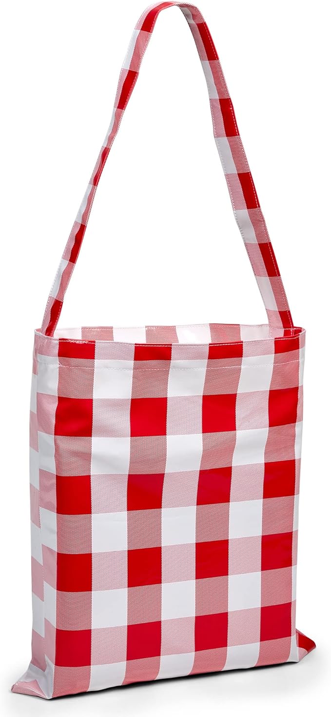 Hudson Comfort Picnic Table Cover with Bench Covers – 500 GSM Reusable Heavy Duty Vinyl Outdoor Table Cover - Waterproof Picnic Tablecloth with Carry Case (Red, 72 Inch (6 Feet))