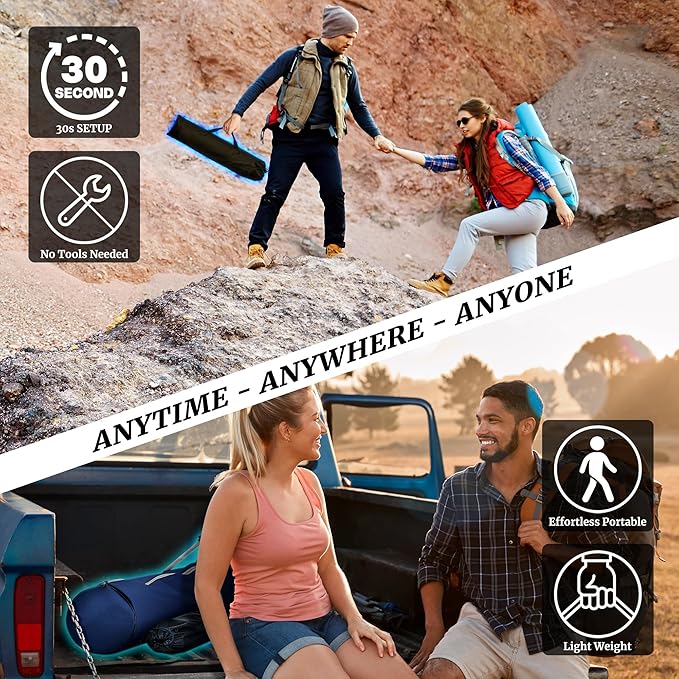 Tranquillo Combo x2 Hammocks with Stand for Outside & Tree Straps, Heavy Duty Hammock with Stand 600lbs for Indoor Outdoor Patio Backyard, x2 Hammocks for 2 Person, Portable Carrying Bags, Red