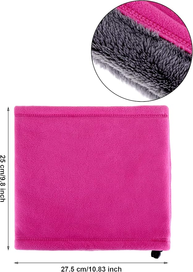 Tatuo Winter Neck Warmer Gaiter for Men Women Ski Fleece Winter Scarf Windproof Face Mask for Skiing Hiking Cycling