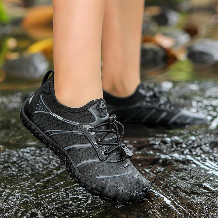 UBFEN Water Shoes for Kids Boys Girls Aqua Socks Barefoot Beach Sports Swim Pool Quick Dry Lightweight Toddler Little Big Kid