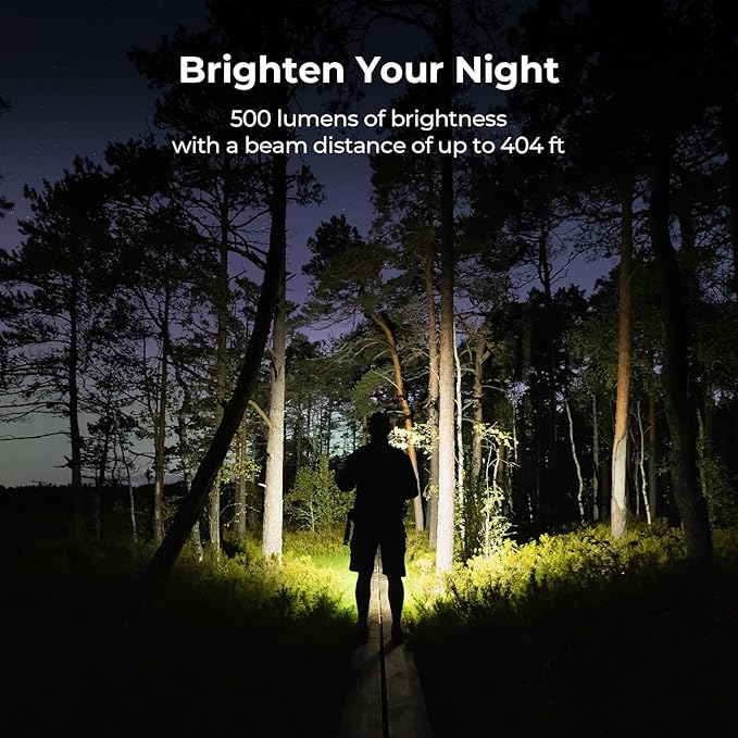 BougeRV AL06 Camping Light, Ambient Light, Flashlight, Rechargeable Camping Lantern, Electric Lamp, IPX4 Waterproof, Portable Light for Camping, Hiking, Power Outage, Adventure, Emergency Use Outdoor