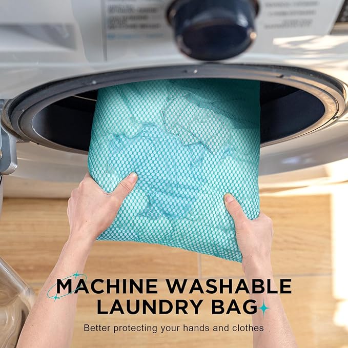 8 Set Compression Packing Cubes for Travel Essentials,Compressible Expandable Packing Cubes for Suitcase,OlarHike Luggage Organizer Bags for Travel,Handy Helper for Organizing Clothes(Blue Green)