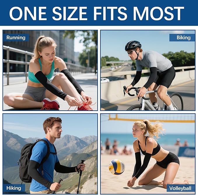 12 Pairs Arm sleeves for men/Women, Cooling UV Sun Protection Sports Compressiontattoo cover up sleeve，for Cycling,Running Outdoor Sports