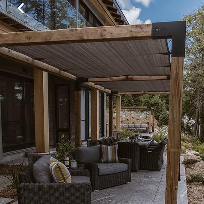 winemana 70% Black Shade Cloth, 20 x 48 FT Durable Mesh Tarp with Grommets, Resistant Garden Sun Shade Netting with Taped Edge for Plant Cover, Greenhouse, Patio, Tomatoes, Chicken Coop, Barn Kennel